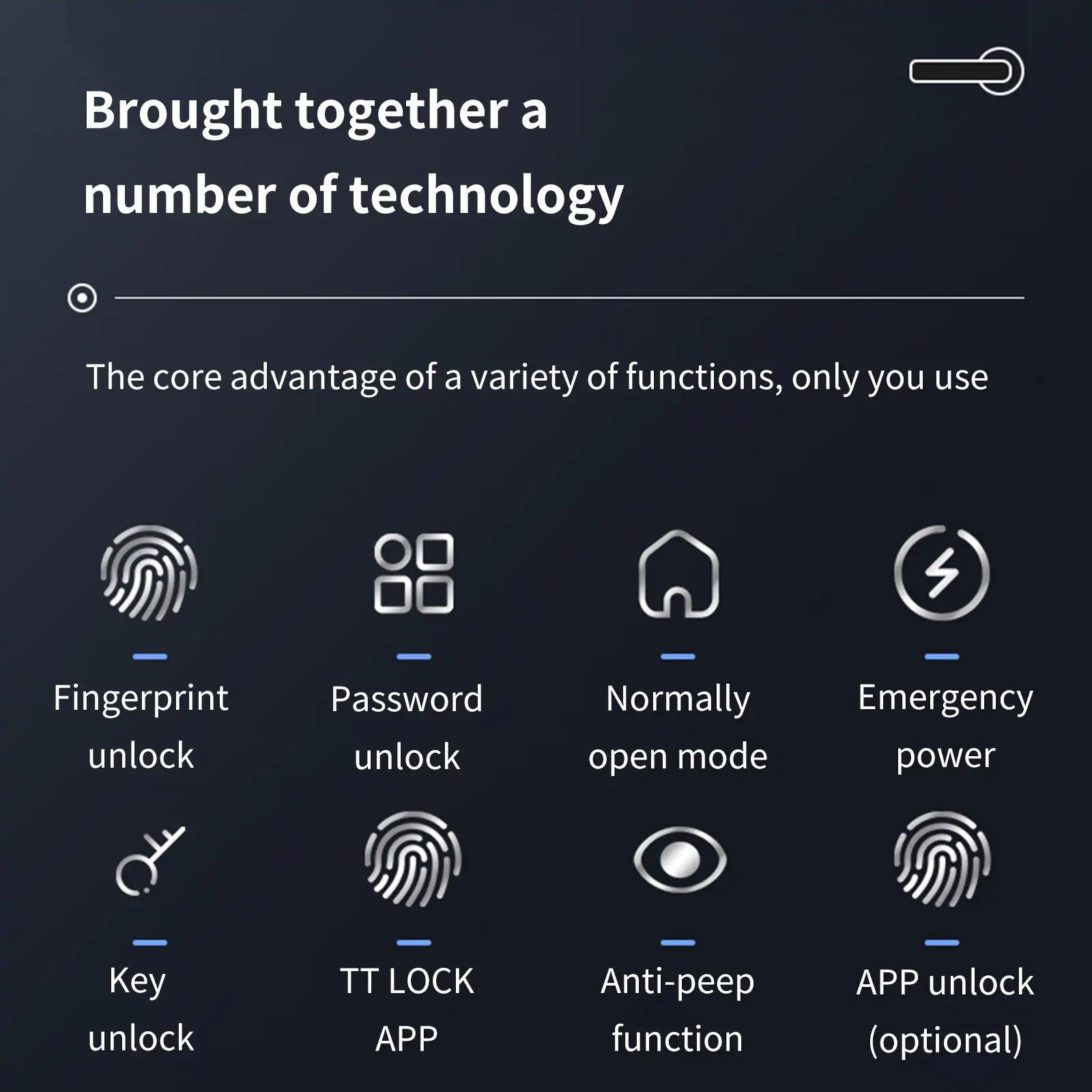 Smart Fingerprint Door Lock - BelleHarris