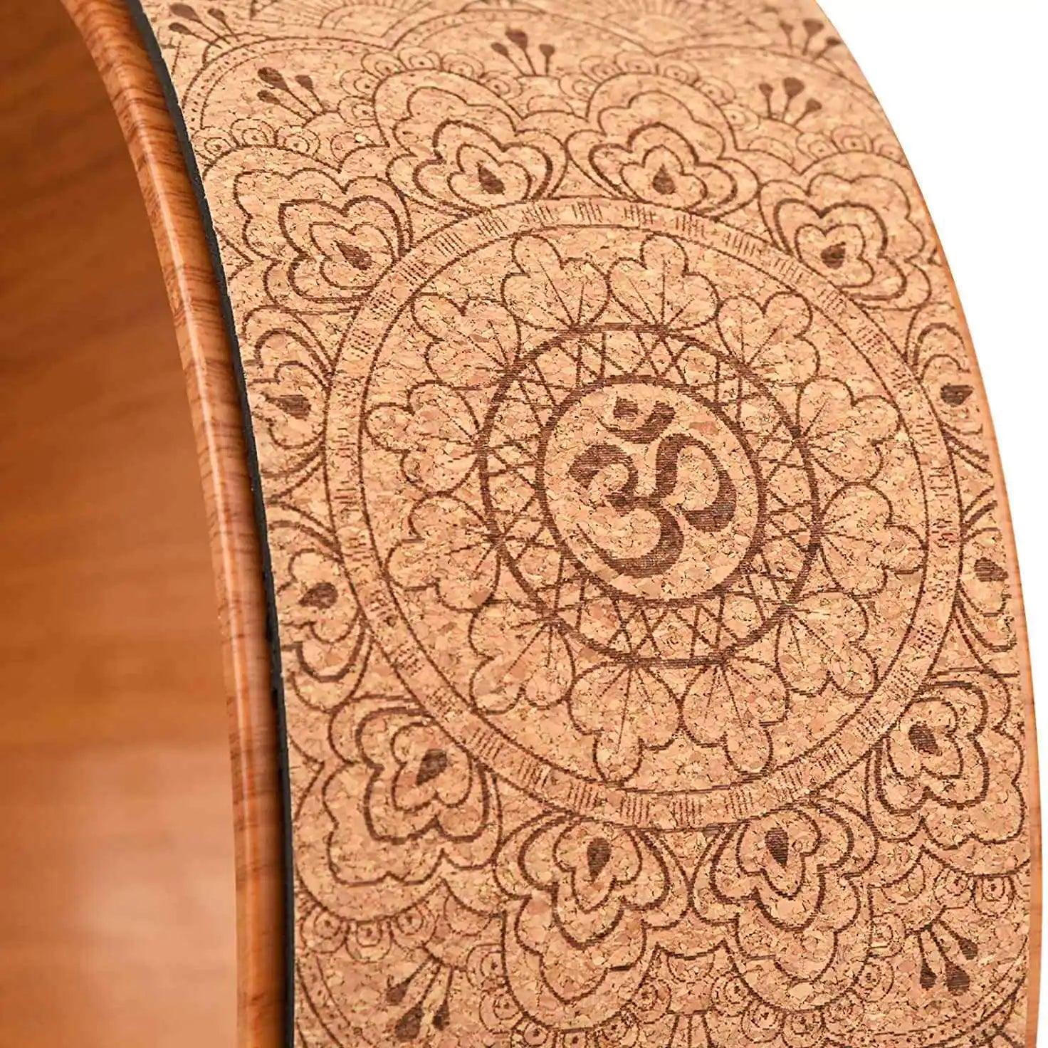 Yoga Roller Cork Back Wheel - BelleHarris